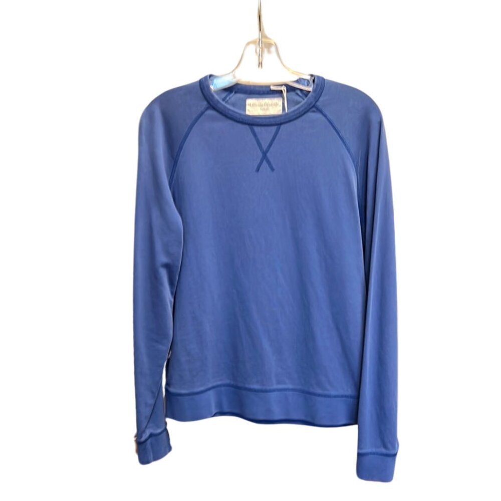Officine Generale Blue Crewneck Sweatshirt